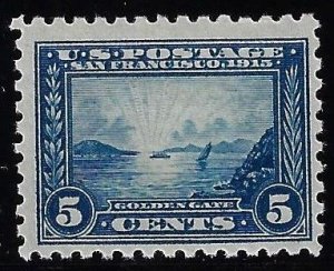 Scott #403 – $135.00 – F/VF-OG-LH – Nice big margins. Breathtaking fresh color.