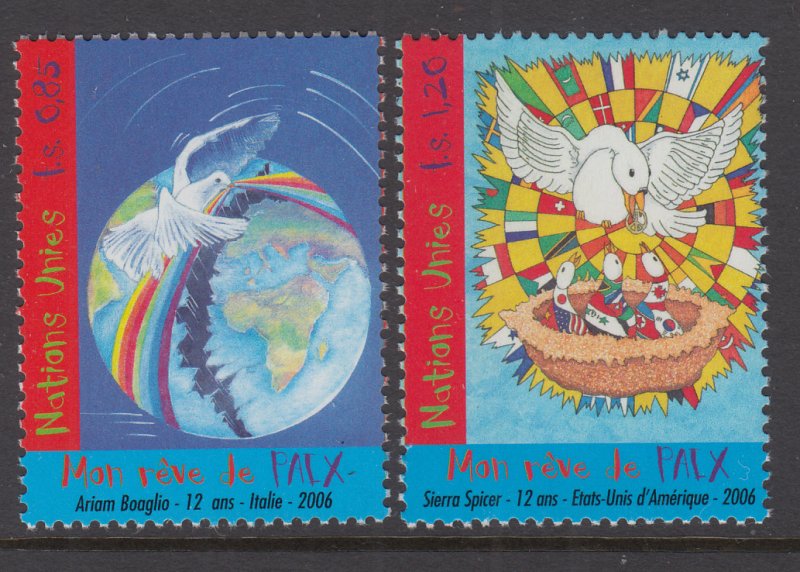 UN Geneva 462-463 MNH VF