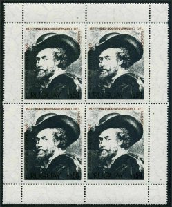 Uruguay 1005,C431 sheets/4, MNH. Michel 11490,1492 klb. Peter Paul Rubens, 1978.