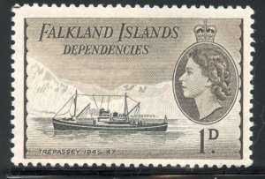 Falkland Islands Dependencies #1L20, Mint Hinge