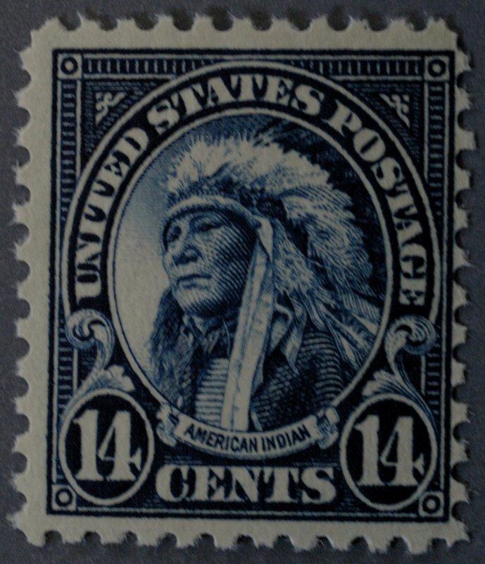 United States #565 14 Cent American Indian MNH