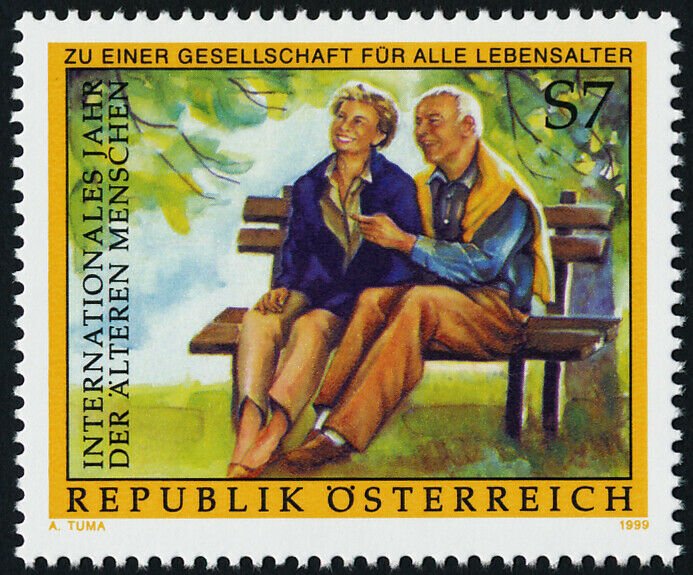 Austria 1796 MNH International Year of Older Persons