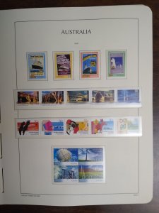 collection on pages Australia 2004-5 MNH mostly complete CV $605