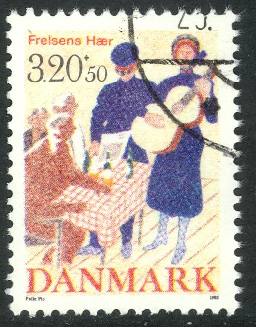 DENMARK 1989 SALVATION ARMY Semi Postal Issue Sc B74 VFU