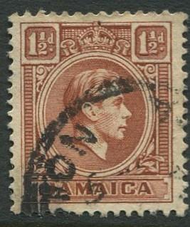 Jamaica -Scott 118 - KGVI Definitive -1938 - Used - Single 1.1/2p Stamp