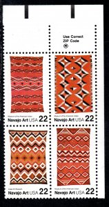 US Scott #2238b Use Correct Zip Code Block of 4, NH