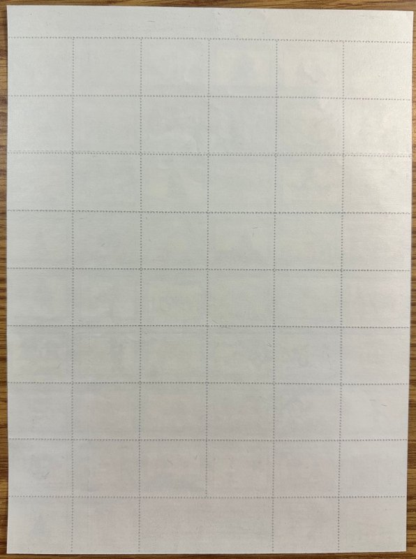 US #WX325 MNH Full Sheet + Label - Christmas Seals (SCV~$25) 1995 [387]