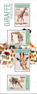 Botswana - 2020 Giraffe MS MNH**