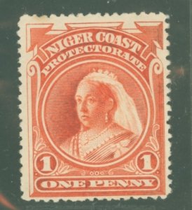 Niger Coast Protectorate (Oil Rivers Protectorate) #44v  Single