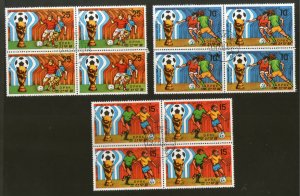 Korea 1978 World Cop Football Argentina Player Sport BLK/4 Sc 1765-67 Cancelled