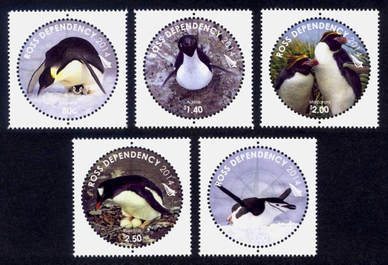 New Zealand - Ross Dependency Sc# L134-8 MNH Penguins