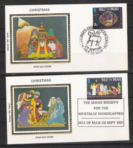 Isle Of Man #205 FDC Christmas