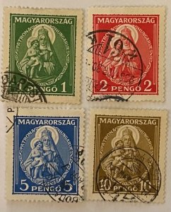 Hungary, 1932,  SC 462-465, Used Set