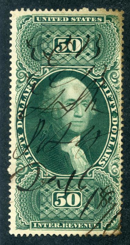 R101c - $50 - Internal Revenue - Green - perf - used - ms cancel