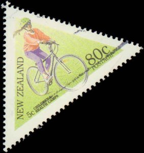 New Zealand #B149-B150, Complete Set(2), 1995, Sports, Bicycles / Cycling, Used