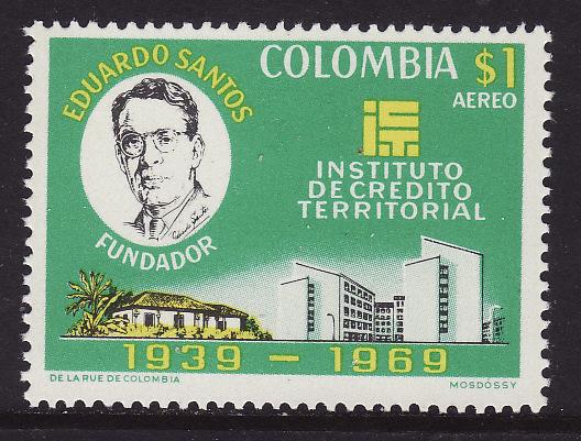 Colombia #C530 F-VF Mint NH ** Credit Institute