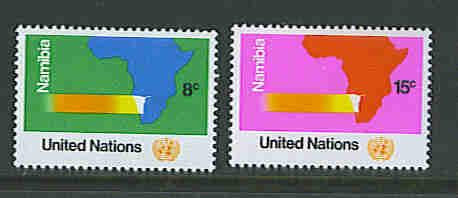 UN New York issue Sc. # 240-41 f-vf mnh set 