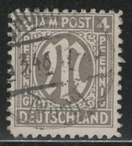 Germany AM Post Scott # 3N3a, used