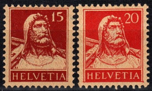 Switzerland #173, 176  MNH CV $5.50  (P34)