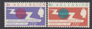 Ascension Island 92-3 ITU mnh