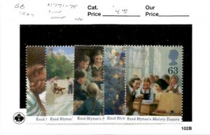 Great Britain, Postage Stamp, #1771-1775 Mint NH, 1997 Enid Blyton (AB)