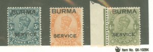 Burma (Myanmar) #O1/O6/O7  Single