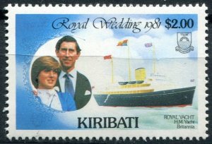 Kiribati Sc#377 MNH, $2 multi, Royal Wedding (1981)