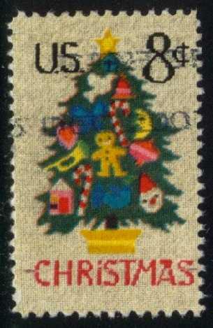 US #1508 Christmas Tree in Needlepoint, used (0.20)