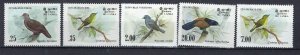 Sri Lanka 691-94; 877 MNH 1983-88 Birds (ak2100)