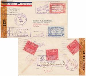 Salvador 1943 Postal History