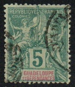 Guadeloupe Sc #30 Used