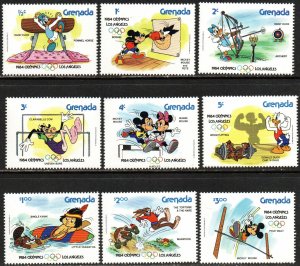 Grenada Sc #1185a-1193a MNH