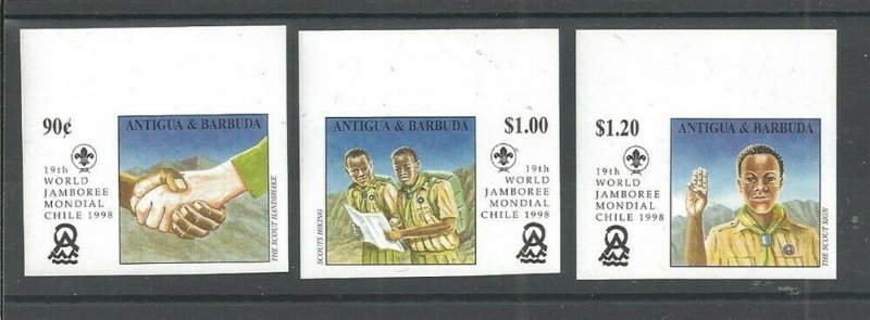 1998 Antigua & Barbuda World Boy Scout Jamboree Imperf margin