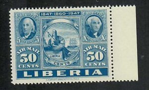 Liberia; Scott C56; 1947;  Unused; NH