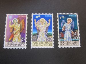 Liechtenstein 1986 Sc 855-57 set MNH