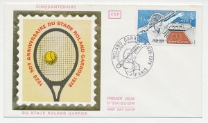 Cover / Postmark France 1978 Tennis - Roland Garros