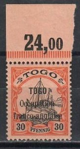 Togo Stamp 160  - Overprinted