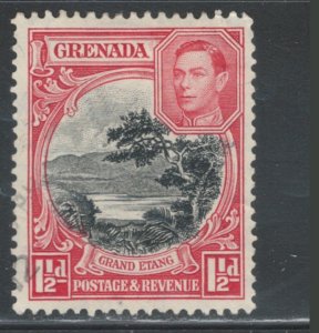 Grenada 1938 King George VI & Seal of Colony 1 1/2p Scott # 134a MH