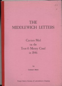 Philatelic Literature The Middlewich Letters Carriers on Trent & Mersey Canal