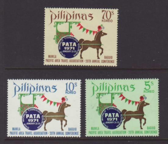 Philippines Horses 1083-1085 MNH VF