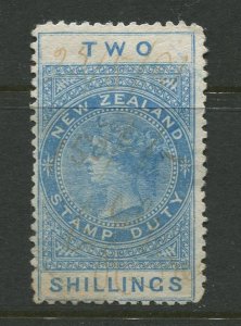 STAMP STATION PERTH New Zealand #AR1 Postal Fiscal Issue Used 1882 CV$20.00