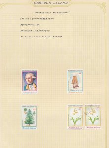 Norfolk Islands 1972/76 MNH MH Used Covers To $2 Maps Butterflies(80+) (PK649 