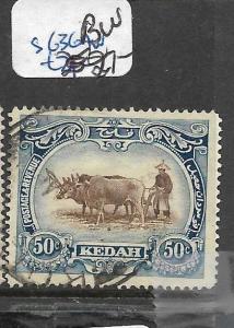 MALAYA  KEDAH   (PP2704B)  50C  COW  SG 36BW    VFU 