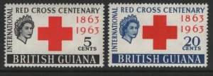 BRITISH  GUIANA   272-273  MNH  SET
