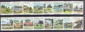 Norfolk Island 1987 Island Scenes definitive set complete...