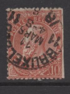 Belgium   Scott#  65  used  single
