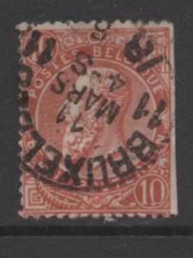 Belgium   Scott#  65  used  single