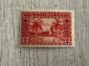 Liberia #134 MNH, 2c, Liberian House, 2024 SCV.$0.25