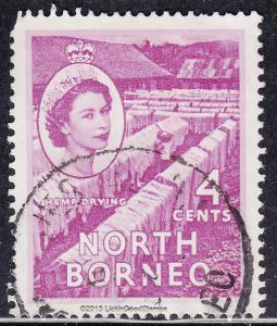 North Borneo 264 USED 1955 Drying Hemp