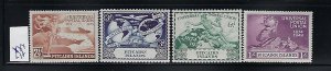 PITCAIRN IS. SCOTT #13-16 1949 UPU ISSUE-  XXXMINT LIGHT HINGED